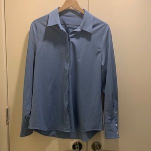 Leze the Label blue button down with snaps. Size XL.